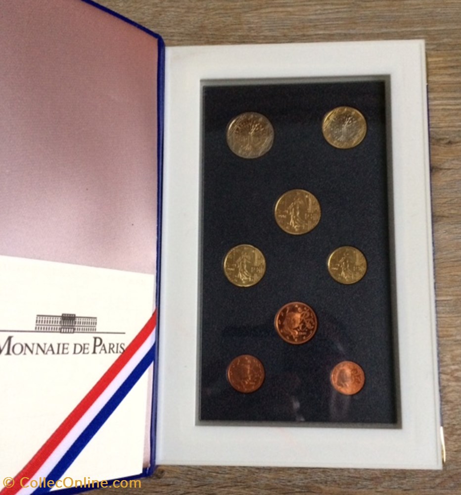 Coffret Euro annuel France 2001 BE monnaie coffret euro annuel france 2001 be