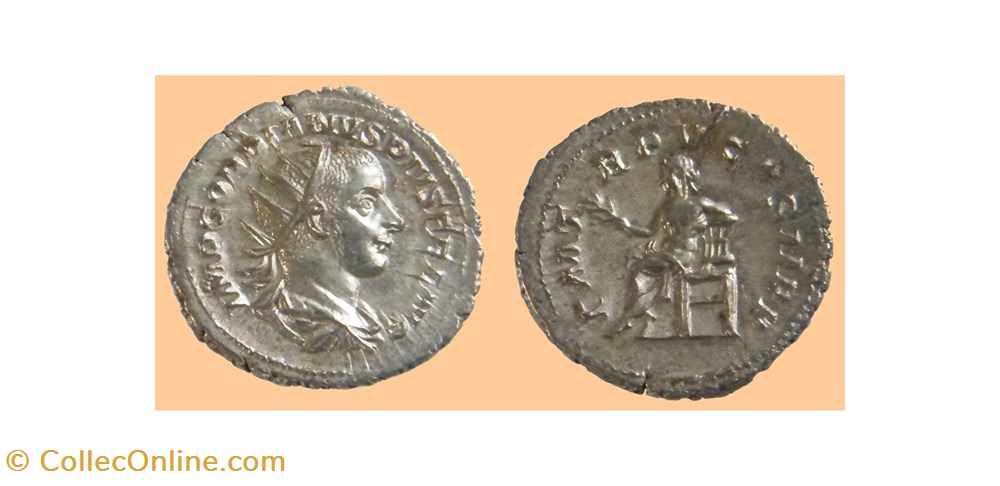 monnaies antiquite av jc ap romaines republicaines imperiales gordien iii antoninien ric 90 p m tr p vi cos ii pp rome 243 244