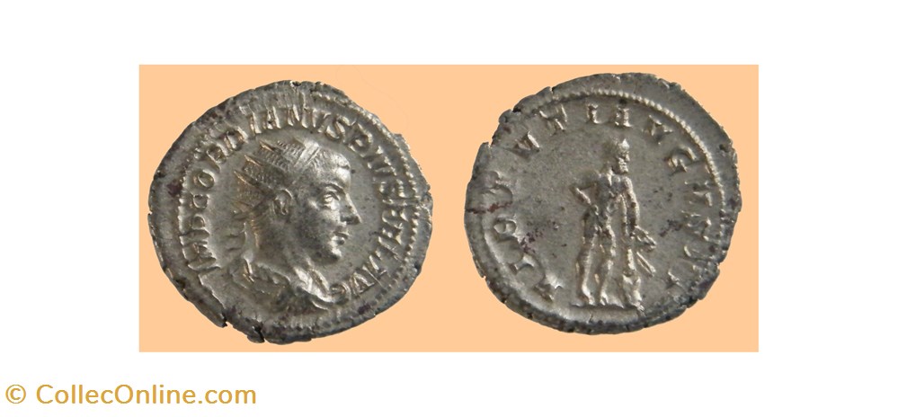 GORDIEN III. Antoninien RIC 95. VIRTVTI AVGVSTI. ROME 240-243 monnaies antiquite jc ap romaines republicaines imperiales gordien iii antoninien ric 95 virtvti avgvsti rome 240 243