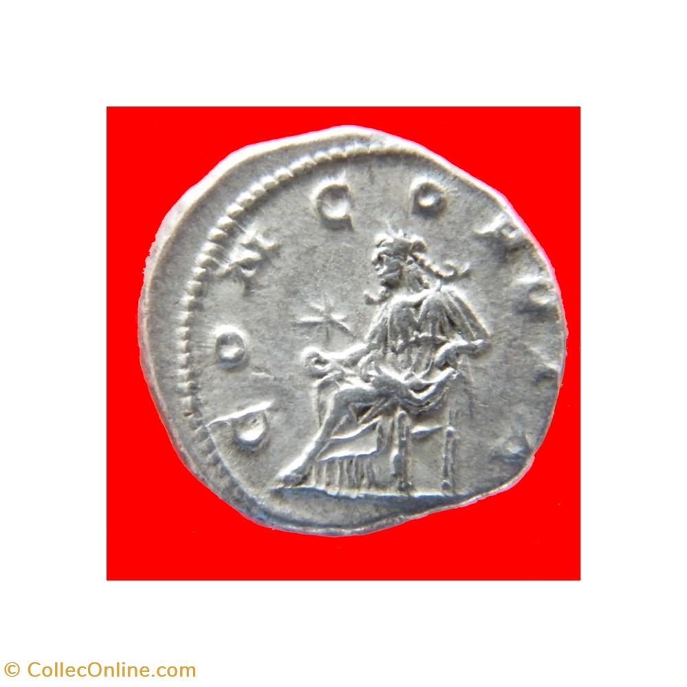 monnaies antiquite av jc ap romaines republicaines imperiales julia paula denier ric 211 concordia