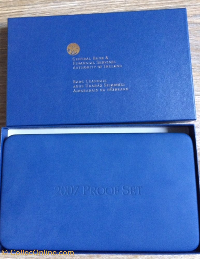 monnaie coffret euro annuel irlande 2007 be avec 2 commemorative