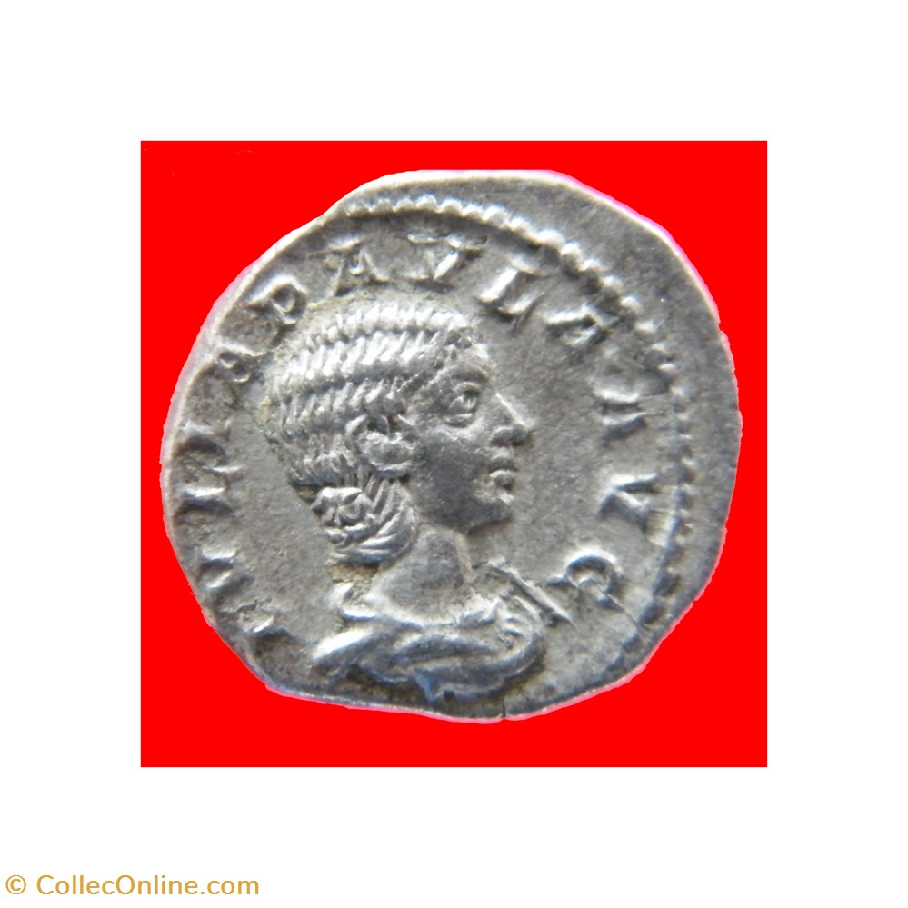 monnaies antiquite av jc ap romaines republicaines imperiales julia paula denier ric 211 concordia
