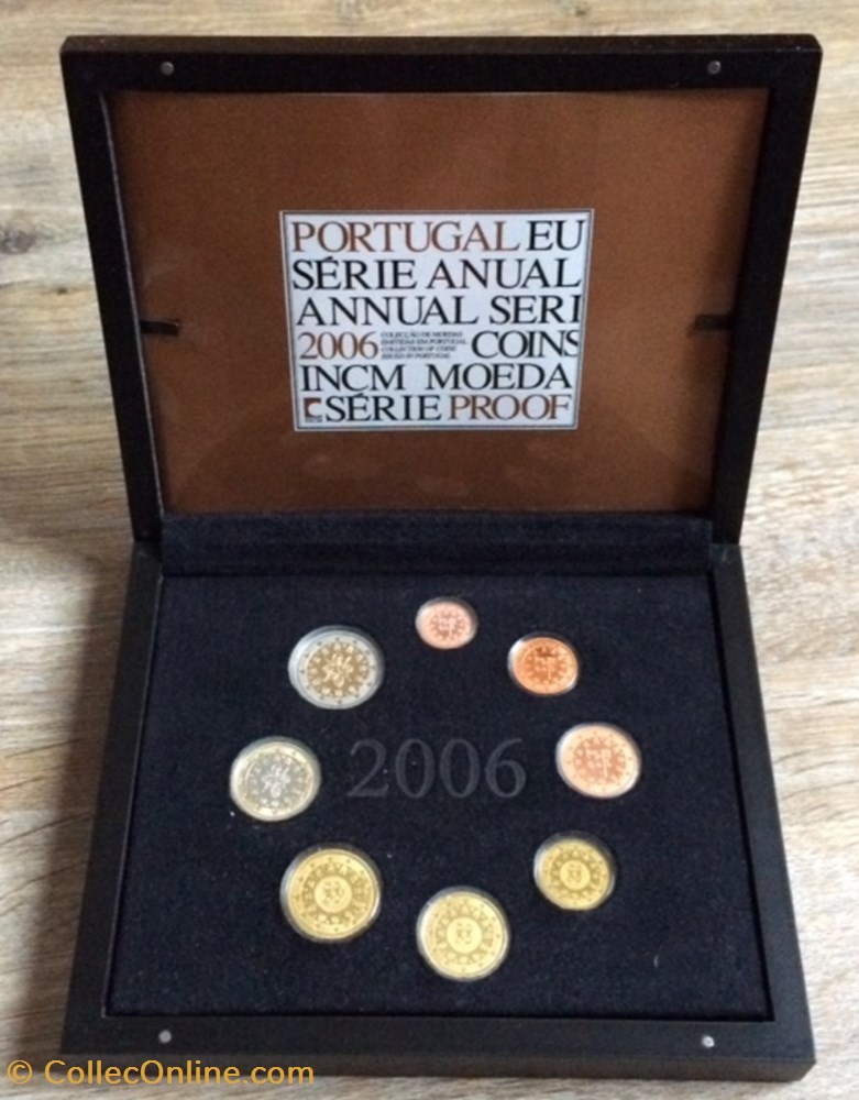 Coffret Euro annuel Portugal 2006 BE monnaie coffret euro annuel portugal 2006 be