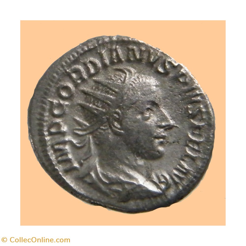 monnaies antiquite jc ap romaines republicaines imperiales gordien iii antoninien ric 150 providentia avg rome 243