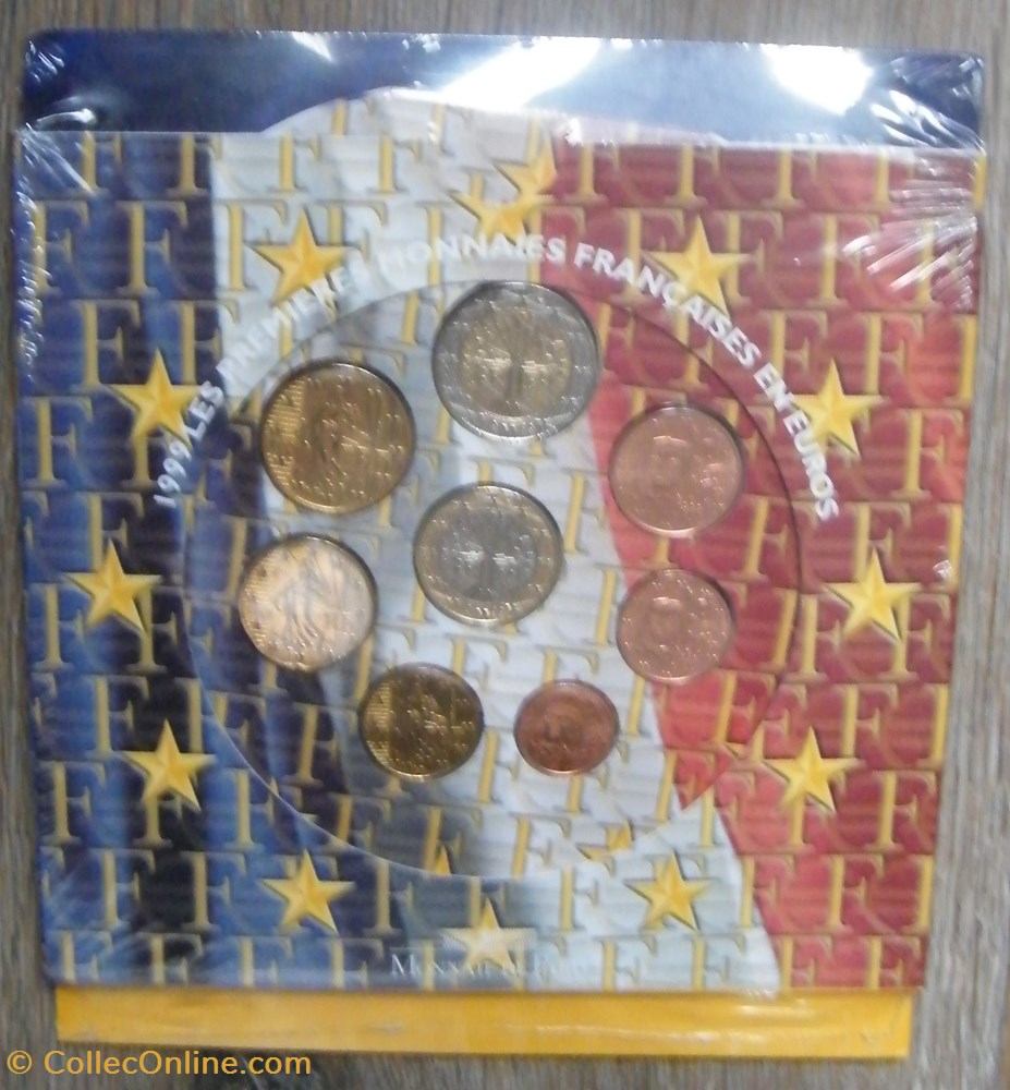 monnaie coffret euro annuel france 1999 bu
