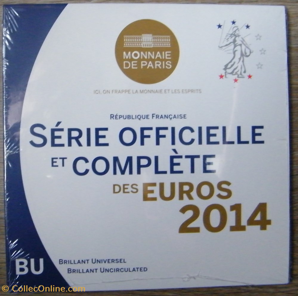 monnaie coffret euro annuel france 2014 bu