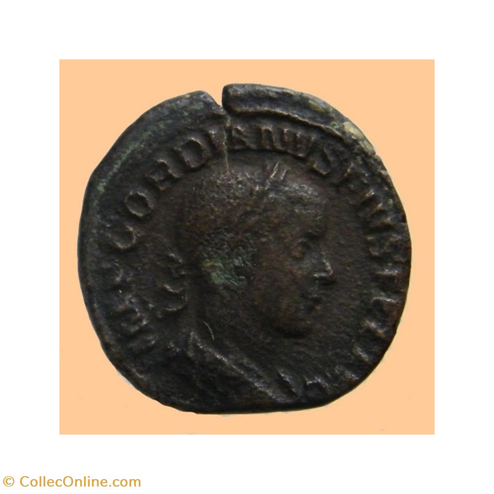 GORDIEN III. Sesterce RIC 298 a. IOVI STATORI/ SC ROME 241-243 2 monnaies antiquite av jc ap romaines republicaines imperiales gordien iii sesterce ric 298 a iovi statori sc rome 241 243