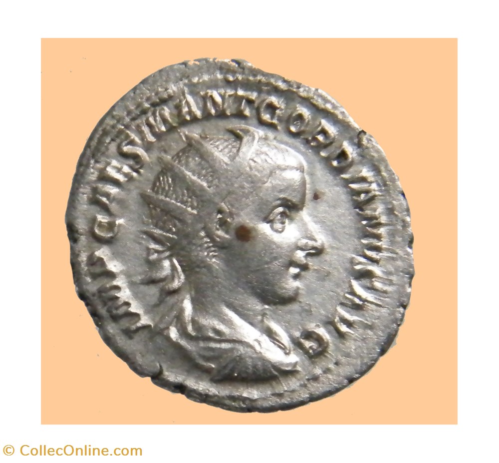 monnaies antiquite jc ap romaines republicaines imperiales gordien iii antoninien ric 39 virtvs avg rome 238