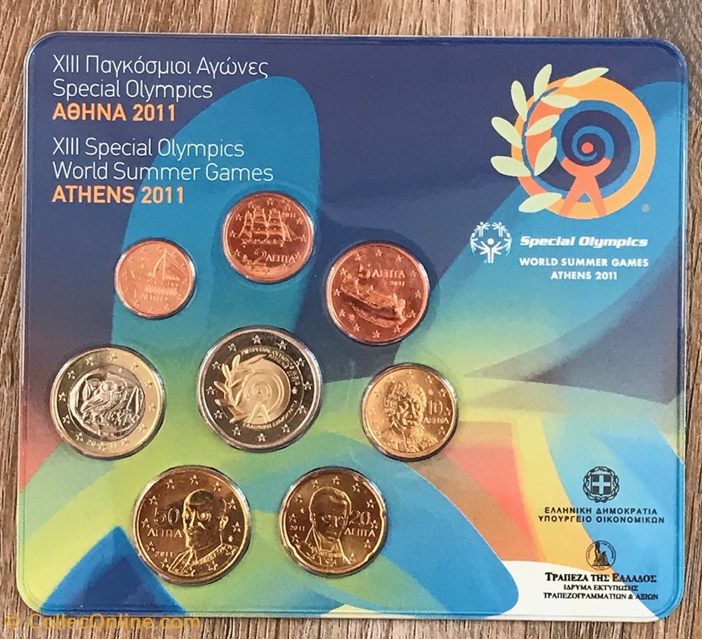Coffret Euro Annuel Grèce 2011 BU avec 2€ commémorative monnaie coffret euro annuel grece 2011 bu avec 2 commemorative