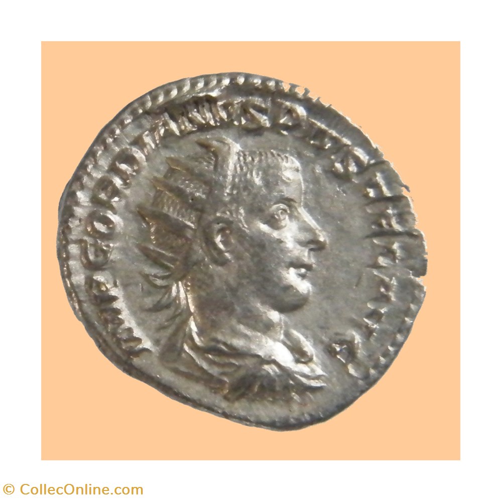 monnaies antiquite jc ap romaines republicaines imperiales gordien iii antoninien ric 86 laetitia avg n rome 240 243