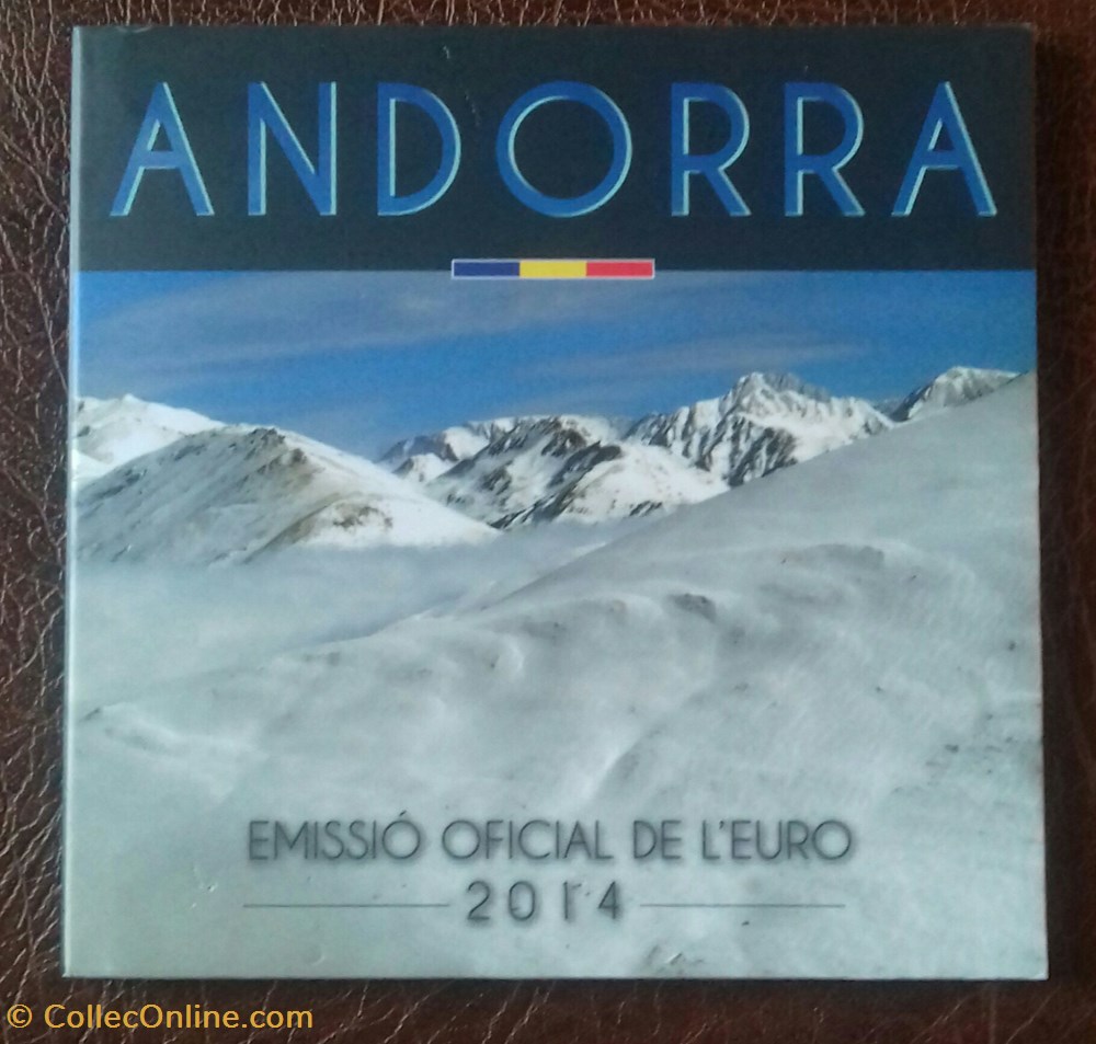 Coffret Euro annuel Andorre 2014 BU monnaie coffret euro annuel andorre 2014 bu