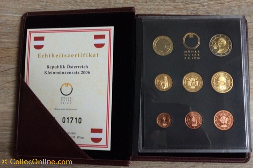 Coffret Euro annuel Autriche 2006 BE monnaie coffret euro annuel autriche 2006 be