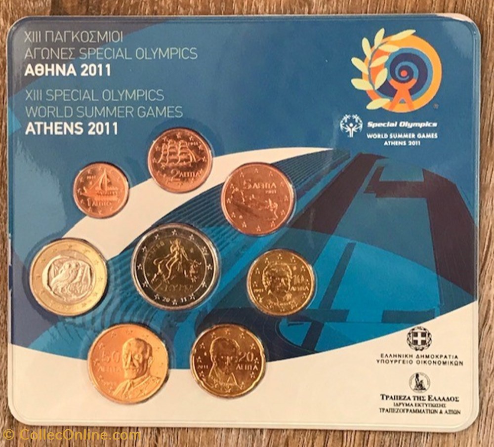 Coffret Euro Annuel Grèce 2011 BU monnaie coffret euro annuel grece 2011 bu