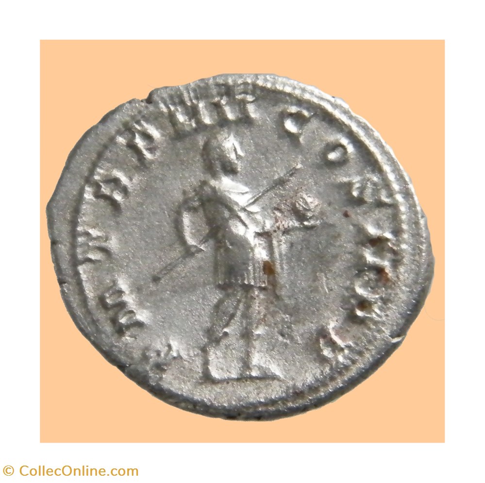 GORDIEN III. Antoninien RIC 91. P M TR P IIII COS II PP. ROME 240 3 monnaies antiquite av jc ap romaines republicaines imperiales gordien iii antoninien ric 91 p m tr p iiii cos ii pp rome 240