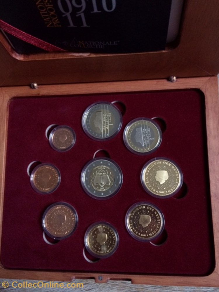 Coffret Euro annuel Pays-Bas 2007 BE avec 2€ commémorative 3 monnaie coffret euro annuel pays bas 2007 be avec 2 commemorative