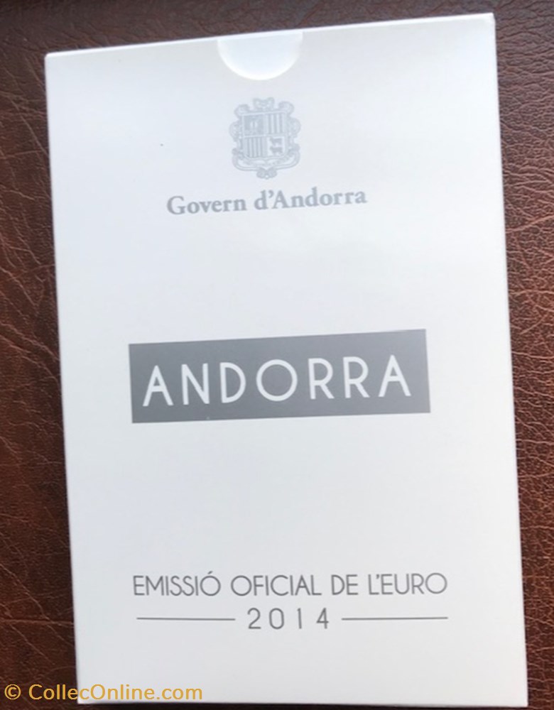 Coffret Euro annuel Andorre 2014 BE monnaie coffret euro annuel andorre 2014 be