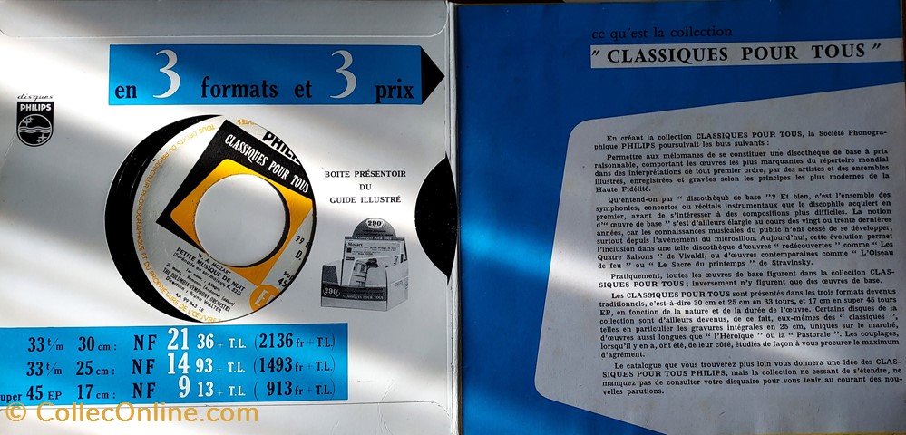 Mozart Classiques pour tous musique instruments disques vinyles disque tours mozart classiques pour tous
