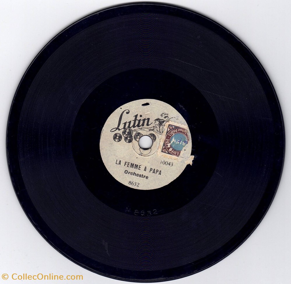 Disque Lutin 10043 15cm 78tr/mn electro vintage disque lutin 10043 15cm 78tr mn