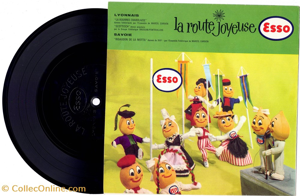ESSO La route joyeuse 4 objets publicitaires esso la route joyeuse 4