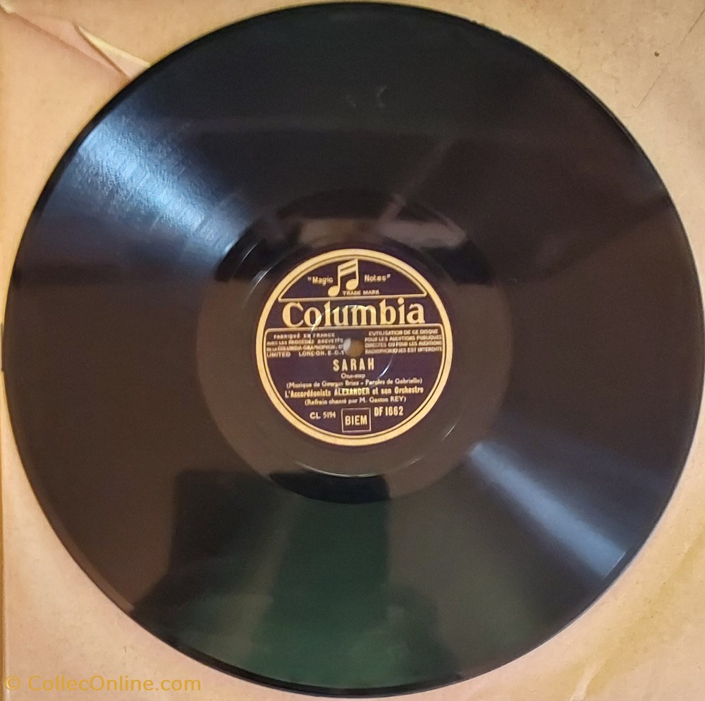 musique instruments disques vinyles tours disque columbia df1662