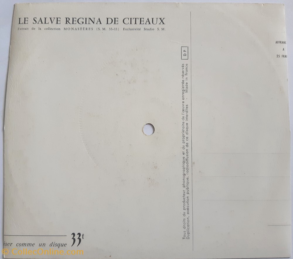 cartes postales carte postale musicale monastere