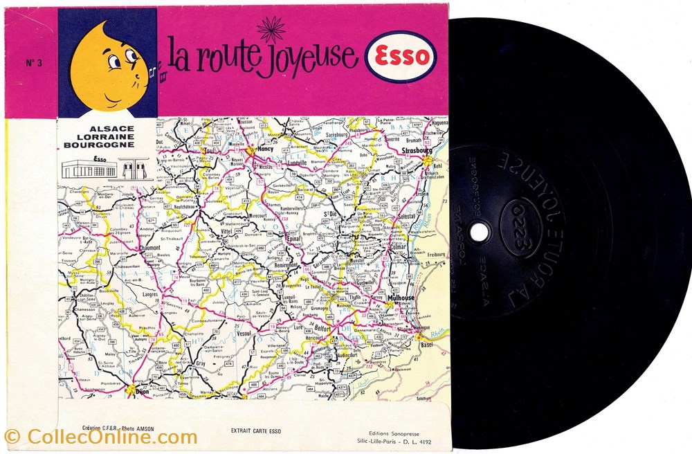 ESSO La route joyeuse 3 objets publicitaires esso la route joyeuse 3