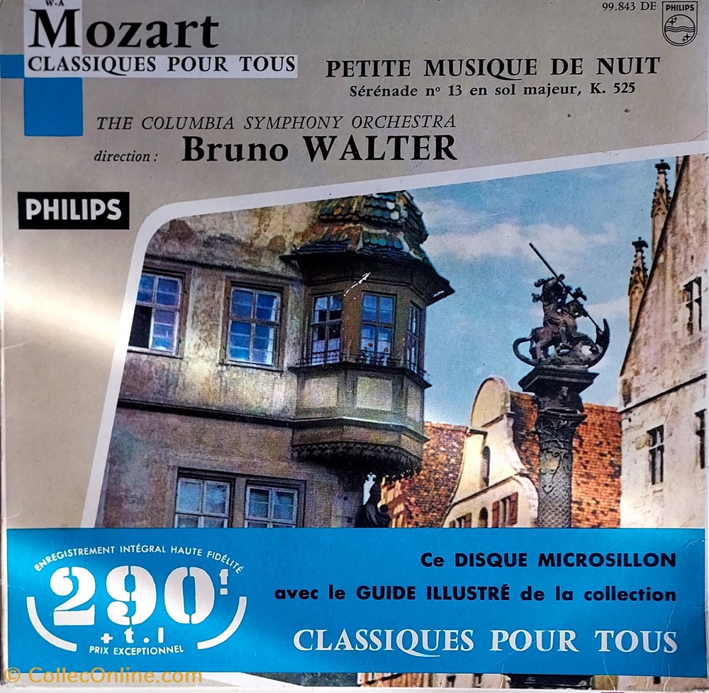 Mozart Classiques pour tous musique instruments disques vinyles disque tours mozart classiques pour tous