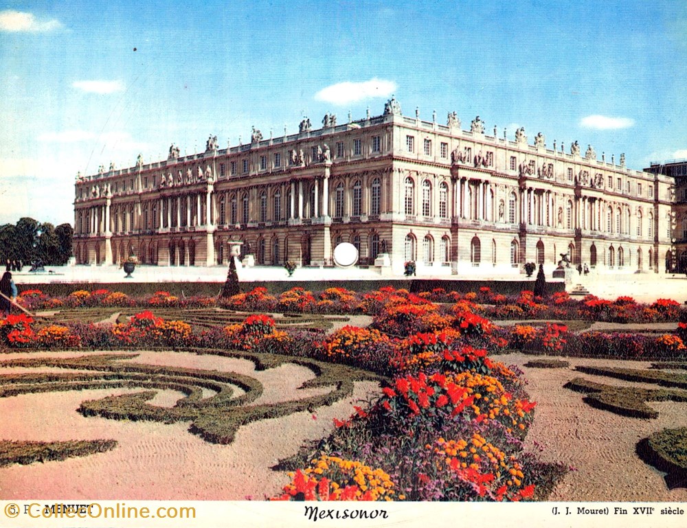 cartes postales autres disque carte postale le chateau de versailles
