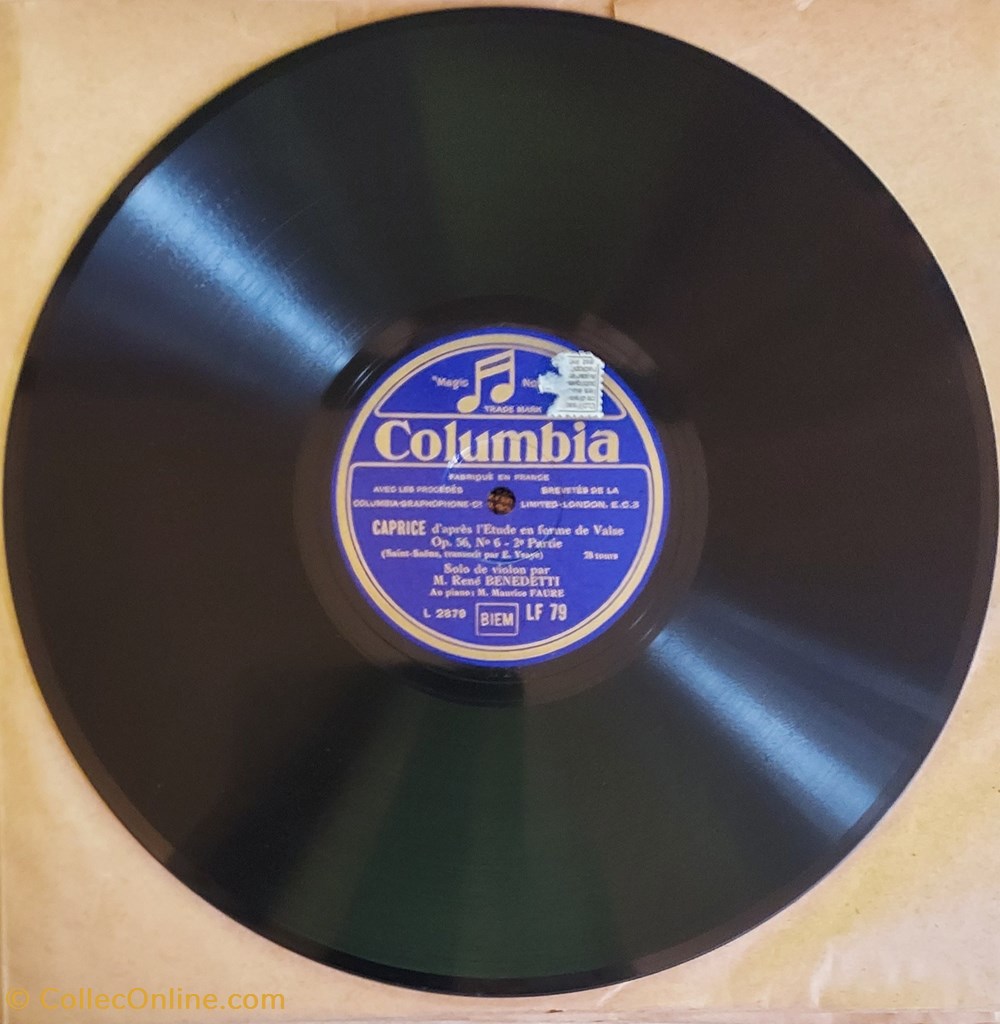 musique instruments disques vinyles tours disque columbia lf79