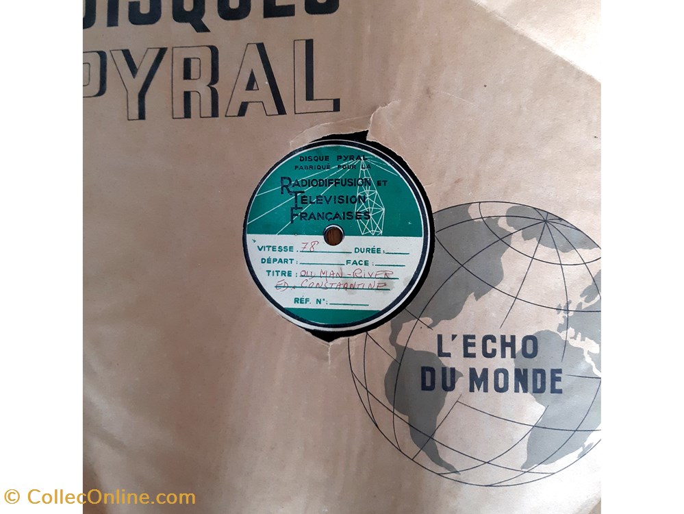 electro vintage old man river eddy constantine enregistrement sur disque pyral pour la rtf