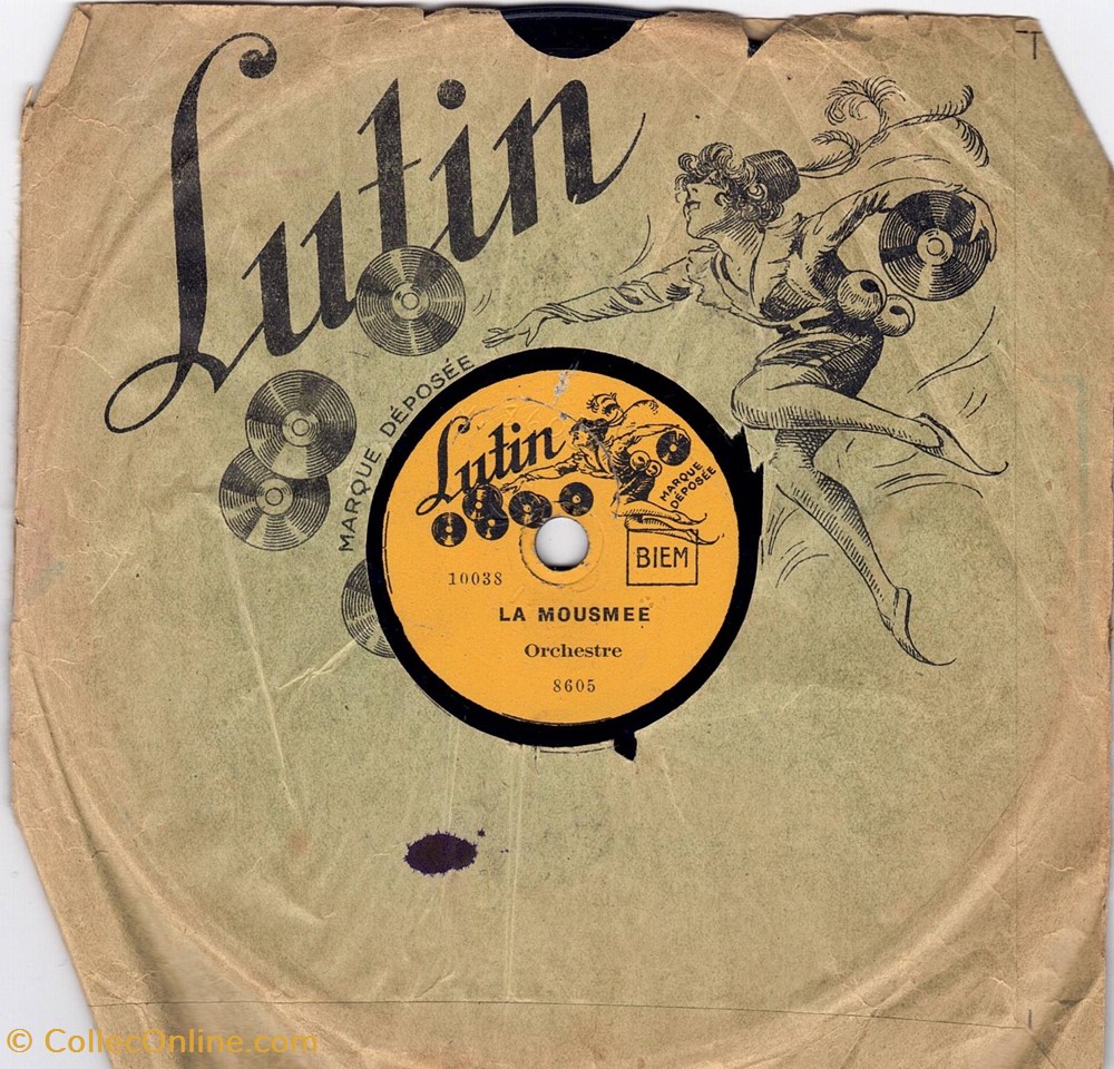 Disque Lutin 10038 15cm 78tr/mn electro vintage disque lutin 10038 15cm 78tr mn