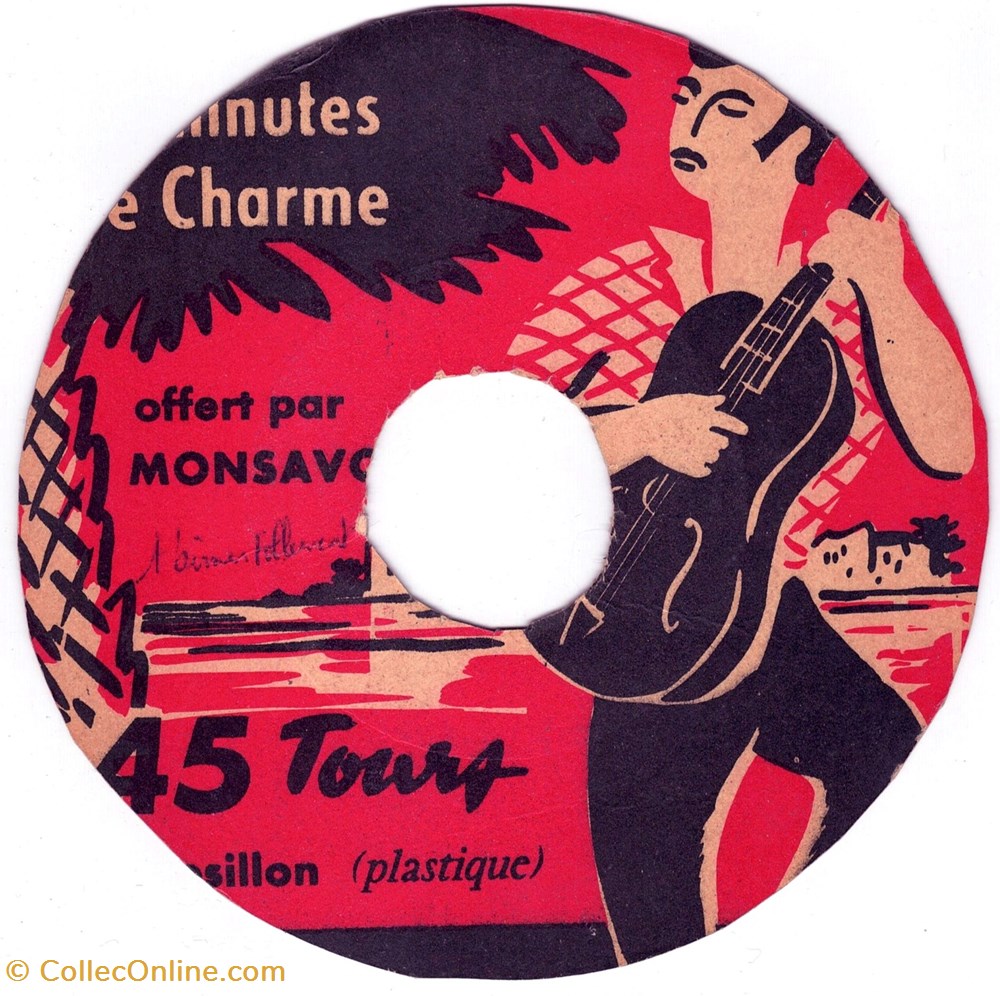 Disque MONSAVON Mexisonor objets publicitaires disque monsavon mexisonor