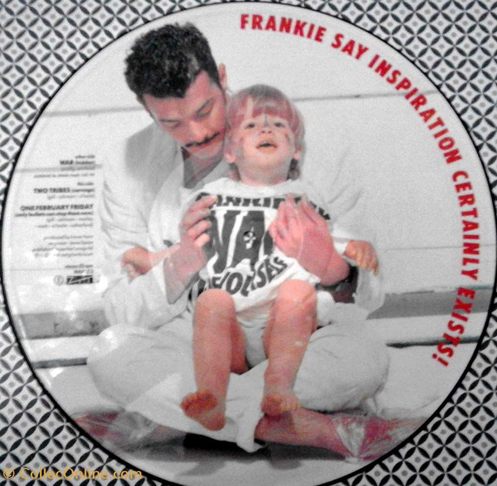 musique instruments disques vinyles disque tours picture disc frankie goes to hollywood war two tribes