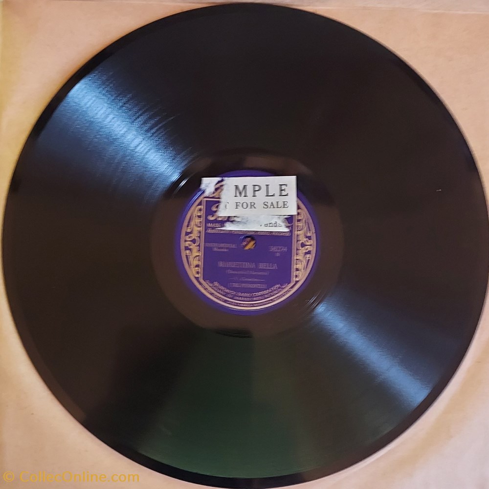 musique instruments disques vinyles tours disque brunswick 58274n mention sample not for sale