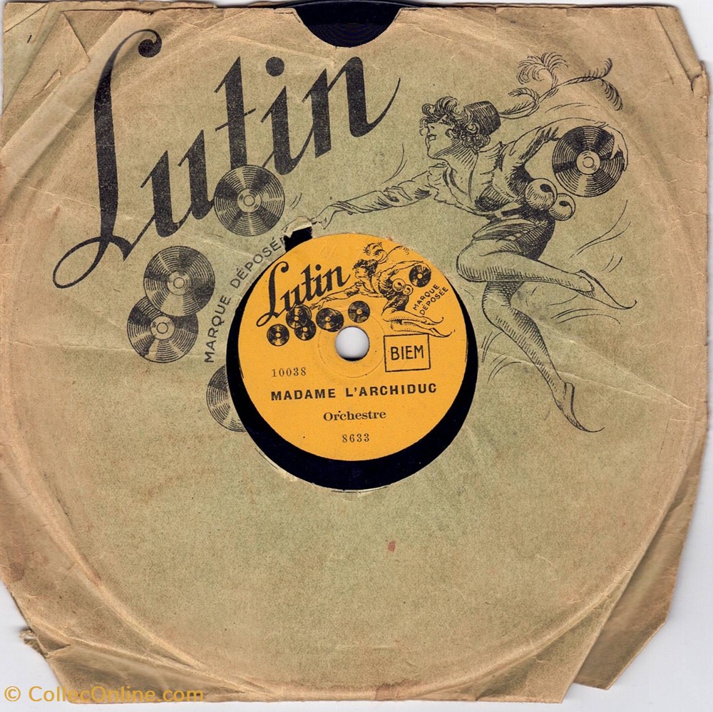 Disque Lutin 10038 15cm 78tr/mn electro vintage disque lutin 10038 15cm 78tr mn
