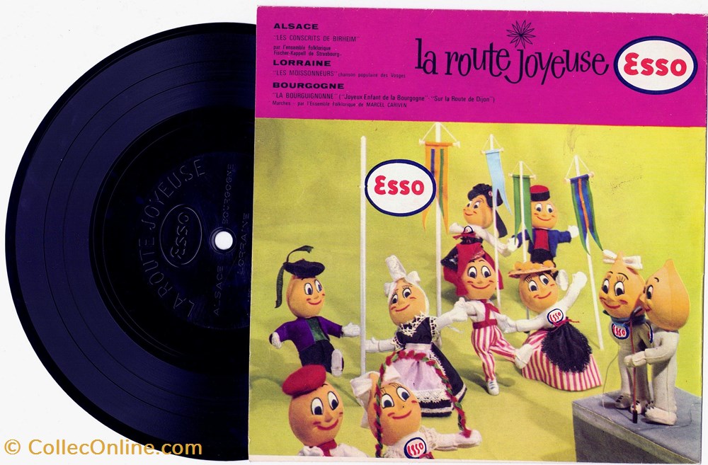 ESSO La route joyeuse 3 objets publicitaires esso la route joyeuse 3
