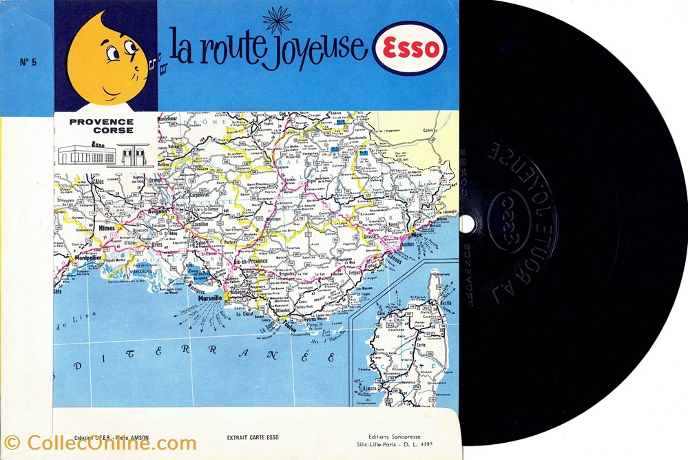 ESSO La route joyeuse 5 objets publicitaires esso la route joyeuse 5