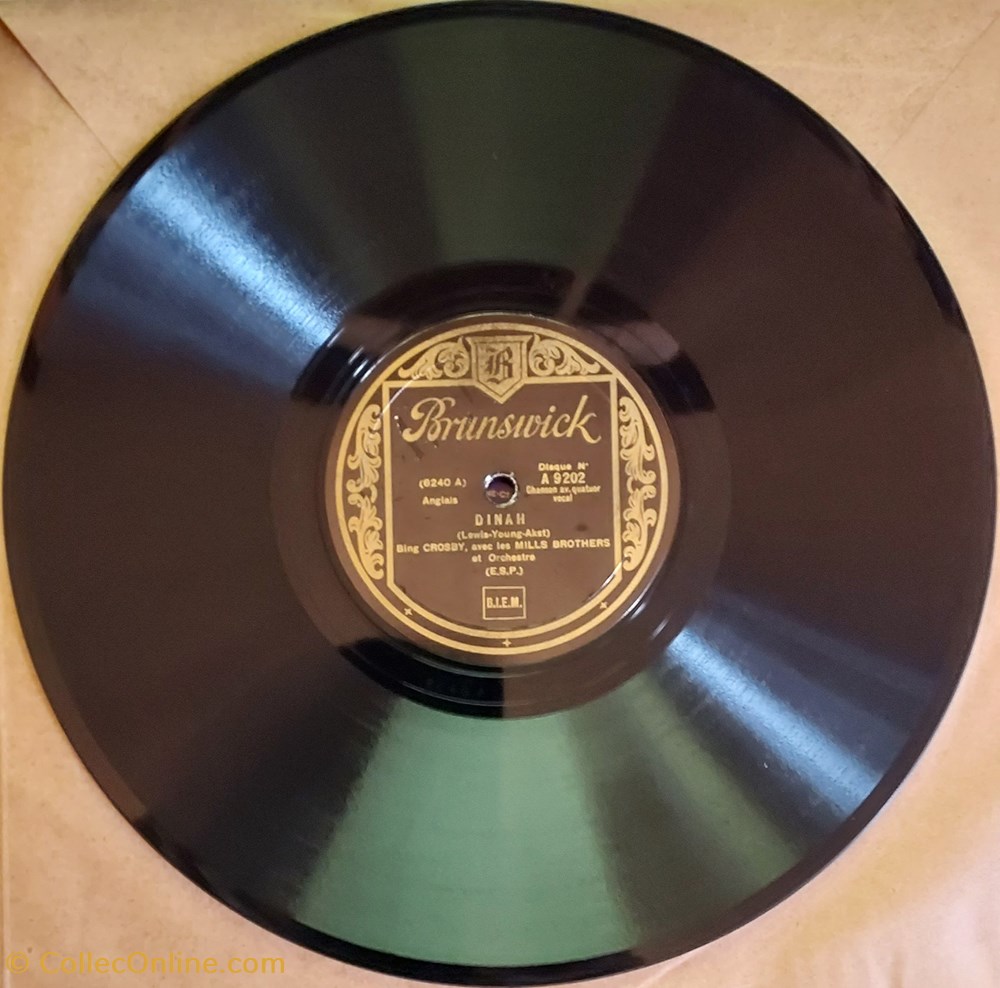 musique instruments disques vinyles tours disque brunswick a9202