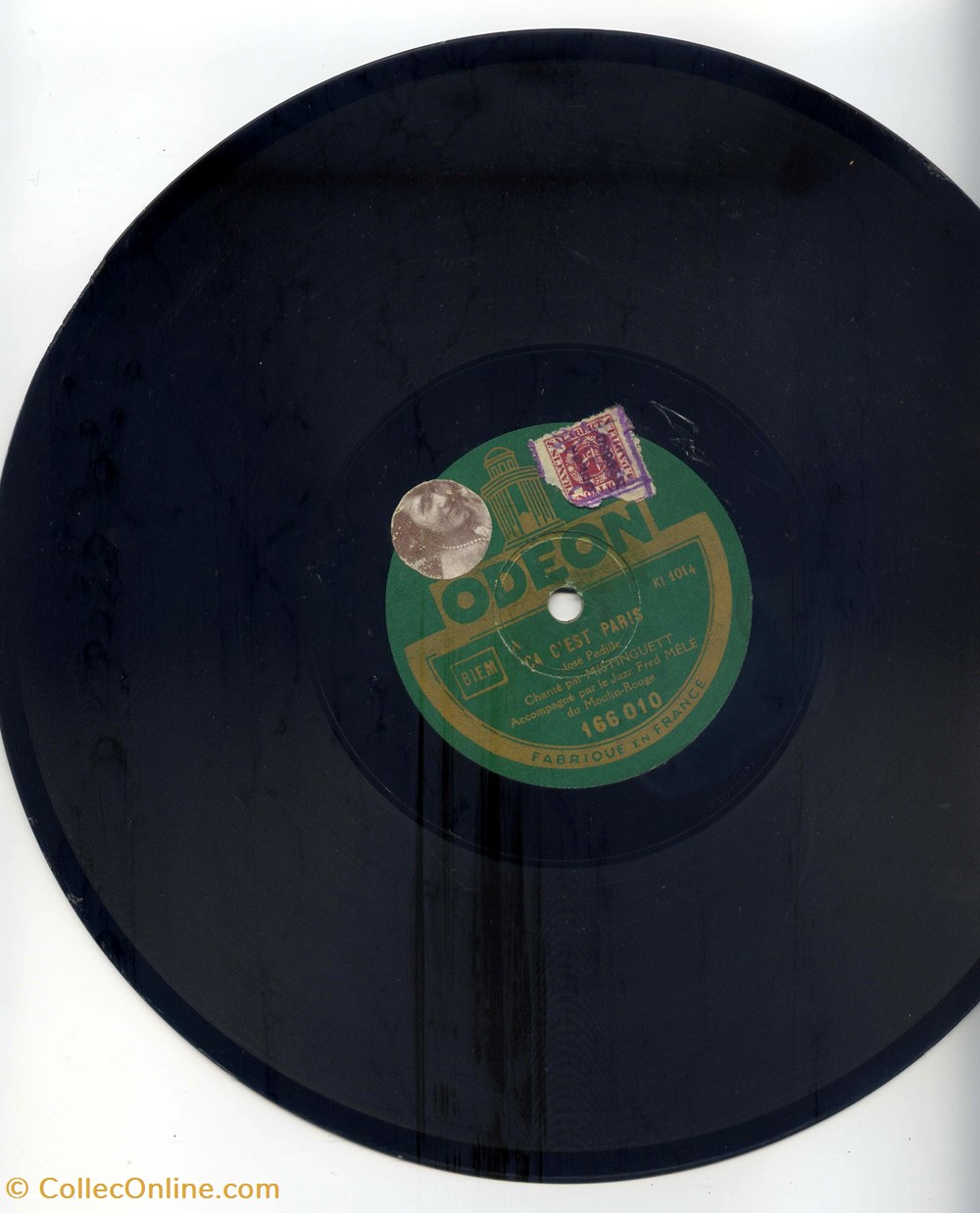 electro vintage platine vinyle mistinguett 1928