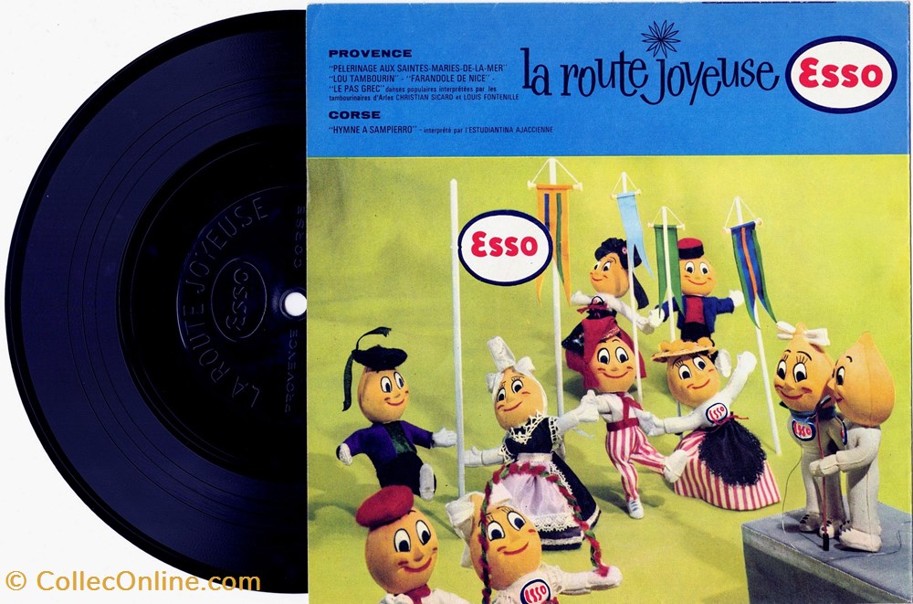 ESSO La route joyeuse 5 objets publicitaires esso la route joyeuse 5