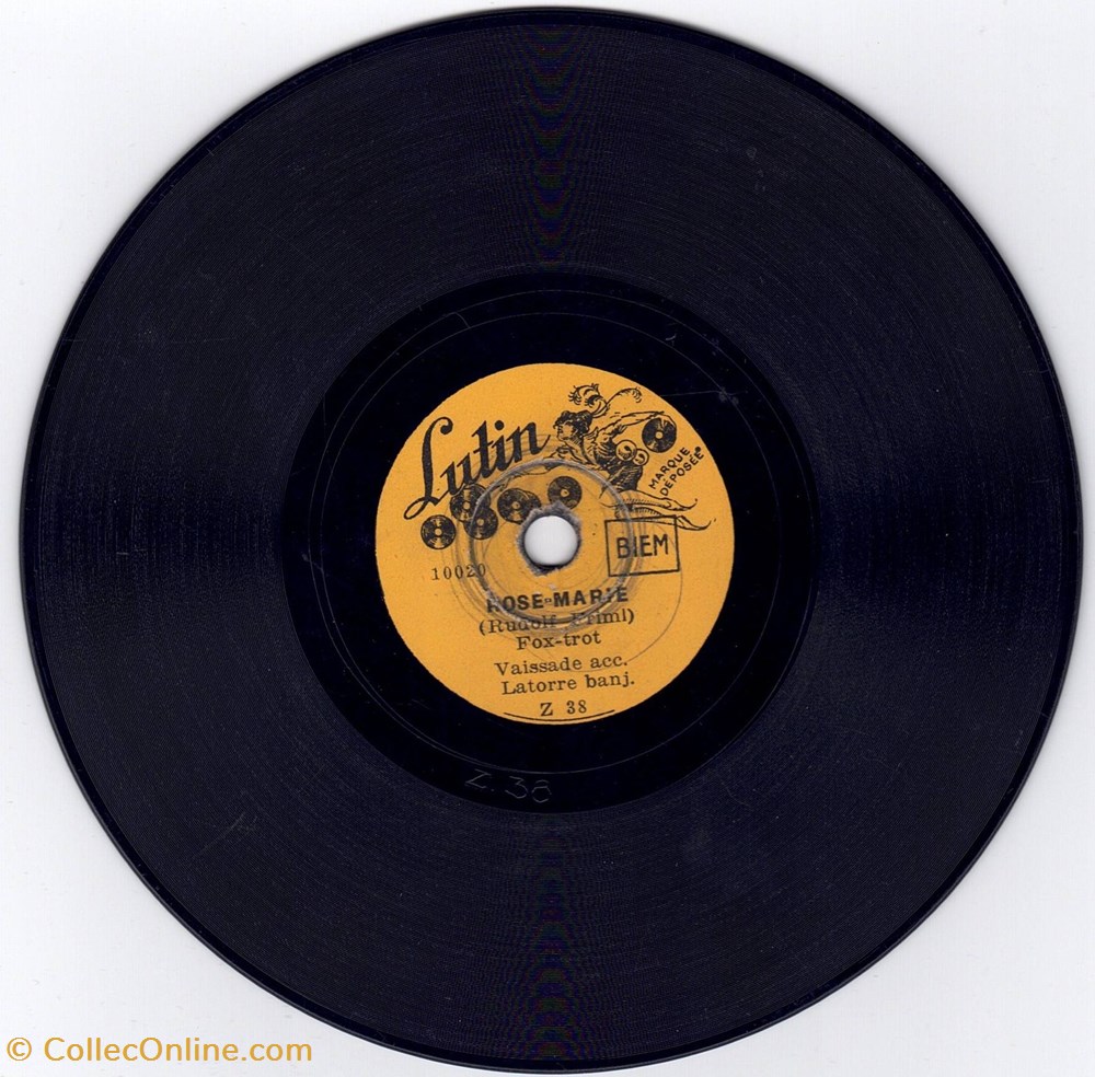 Disque Lutin 10020 15cm 78tr/mn electro vintage disque lutin 10020 15cm 78tr mn