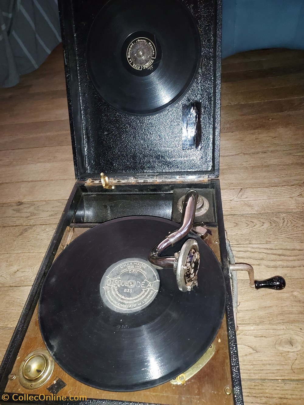 electro vintage electrophones gramophone phonographe valise sudel