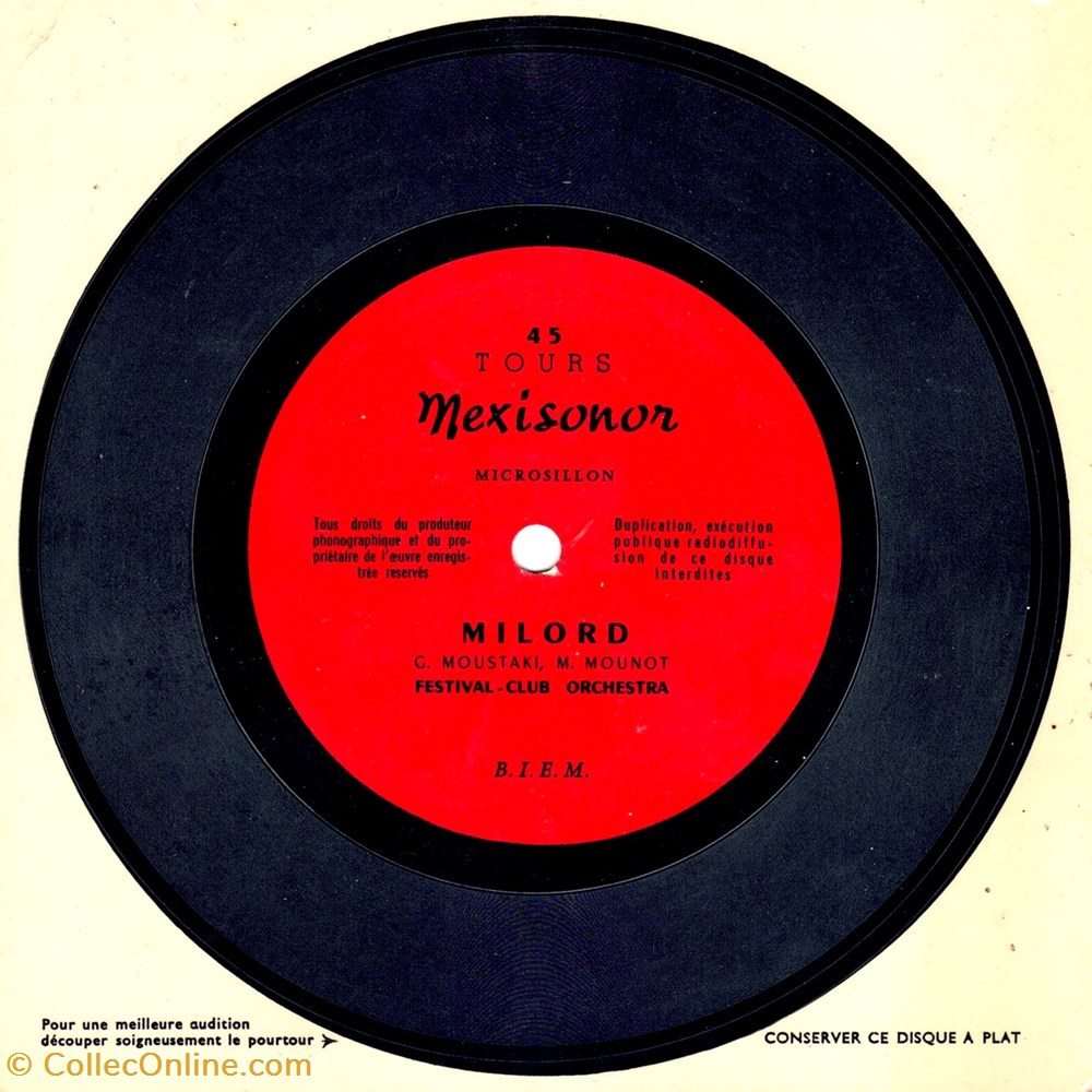 objets publicitaires disque carton monsavon milord