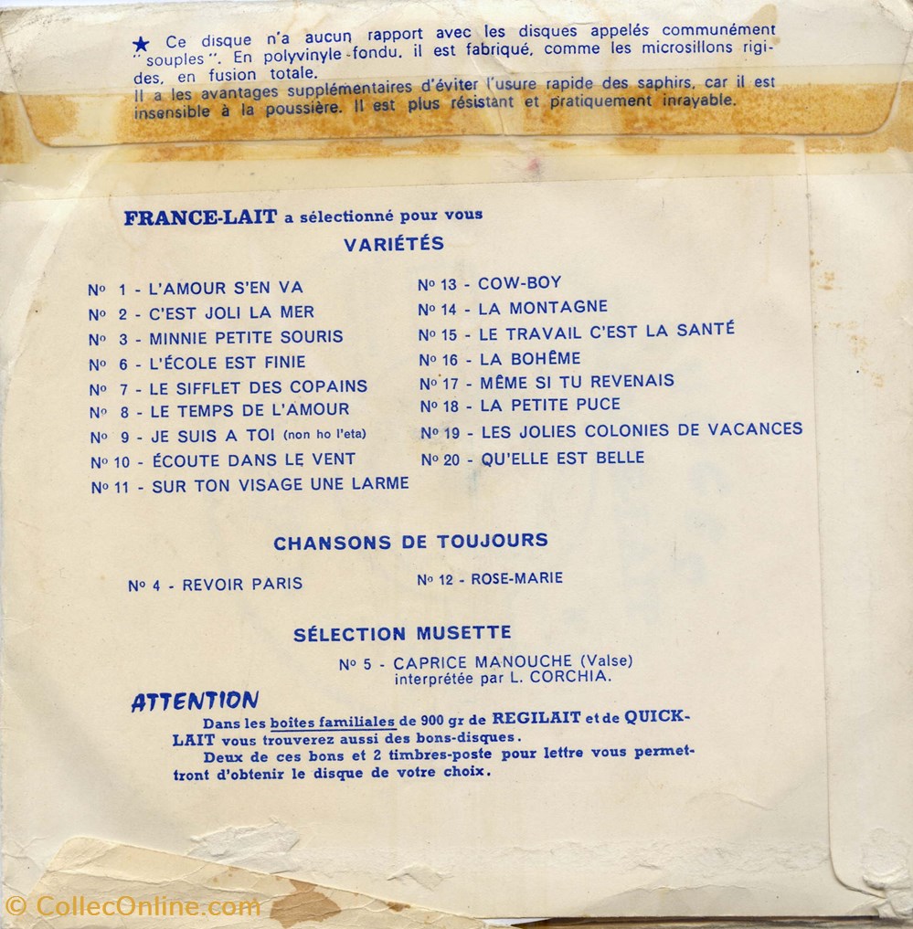 France Lait 3 objets publicitaires france lait