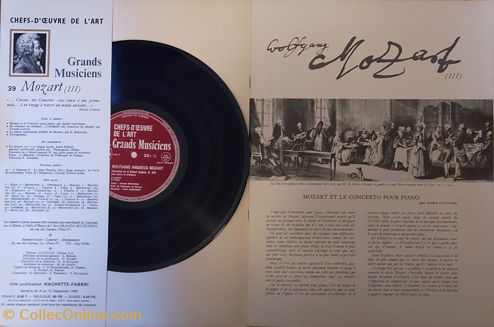 Chefs d'oeuvre de l'art - MOZART III documents anciens chefs oeuvre de art mozart iii
