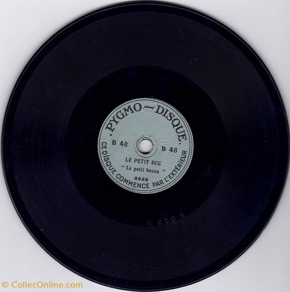 electro vintage disque pygmo disque b48 15 cm 78tr mn