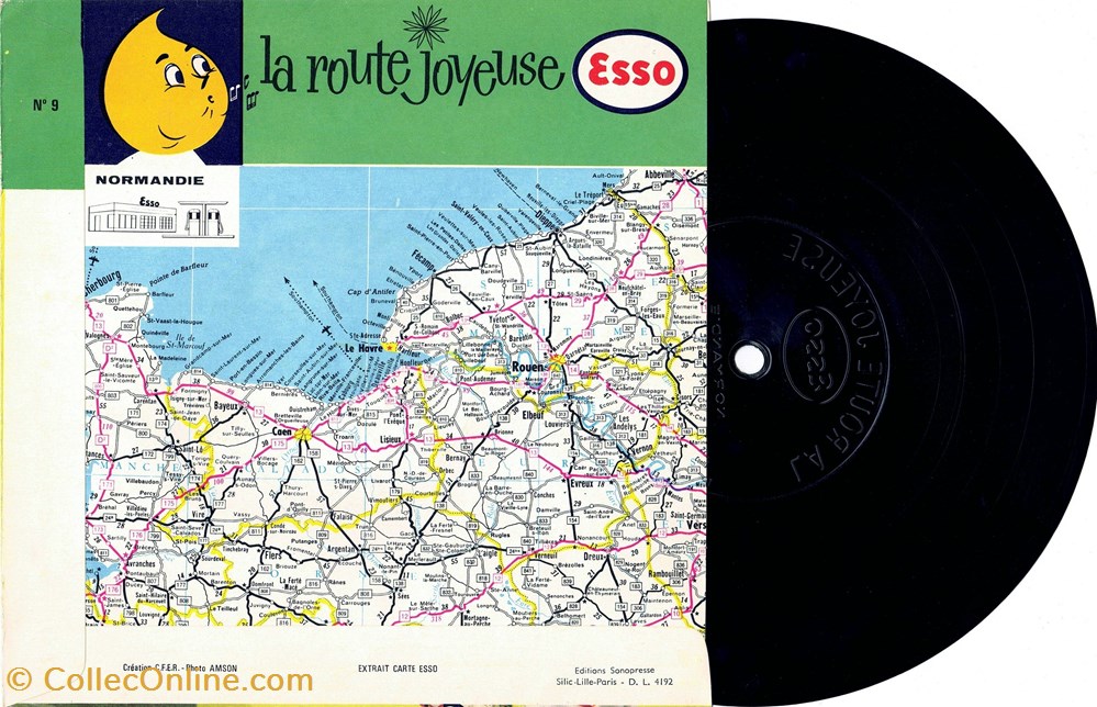 ESSO La route joyeuse 9 objets publicitaires esso la route joyeuse 9