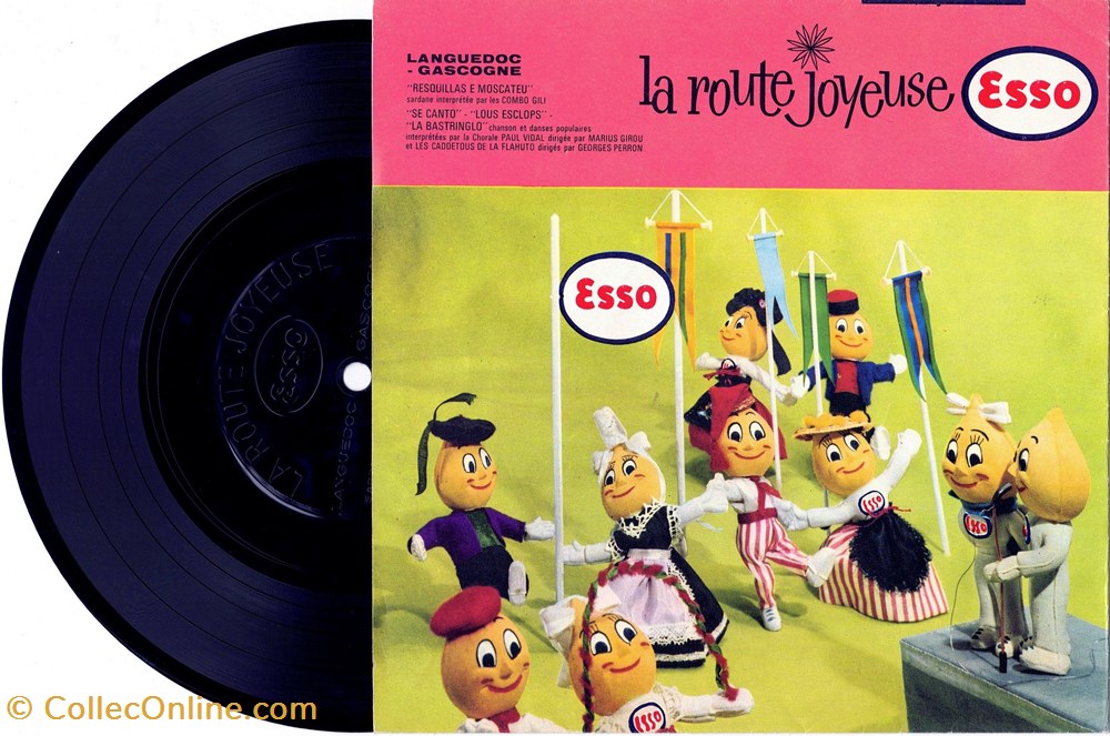 ESSO La route joyeuse 6 objets publicitaires esso la route joyeuse 6