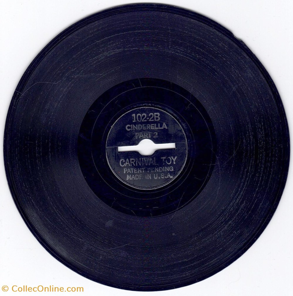 Disque 5" pour lecteur Carnival Toy 102-2 electro vintage electrophones disque 5 pour lecteur carnival toy 102 2