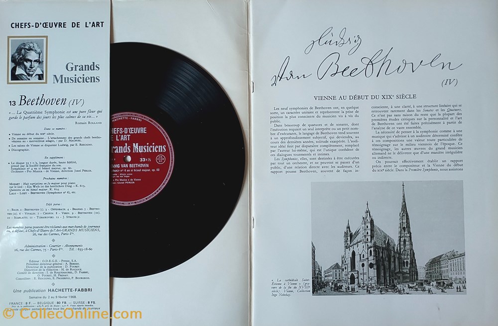 Chefs d'oeuvre de l'art - BEETHOVEN documents anciens chefs oeuvre de art beethoven
